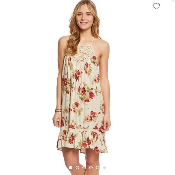 NWT Volcom Shello? Dress Floral Boho - Picture 2 of 10